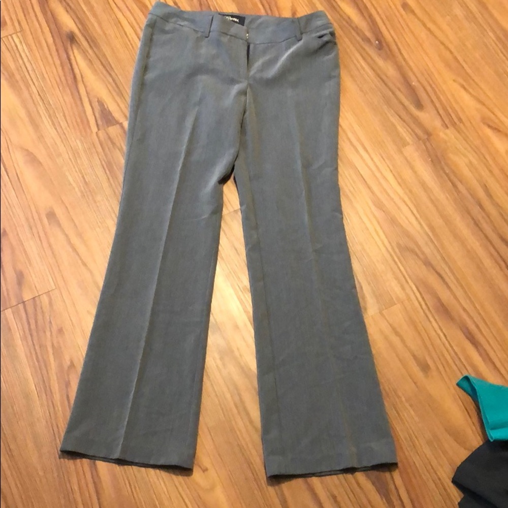 Gray dress pants